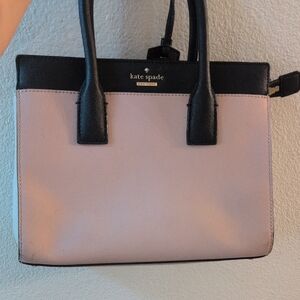 Kate Spade Black and Light Pink Satchel